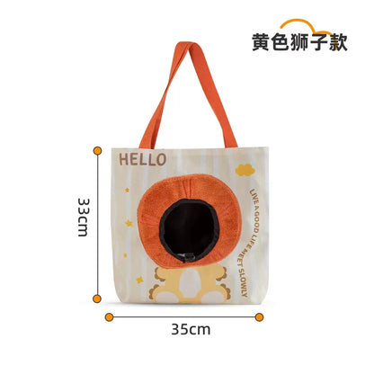 Head-Out Canvas Pet Crossbody Carrier