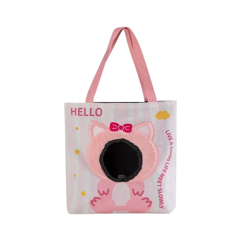 Head-Out Canvas Pet Crossbody Carrier