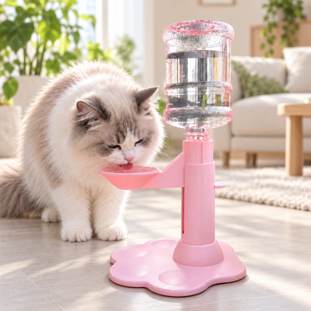 Self-Reffilling Pet Water Dispenser