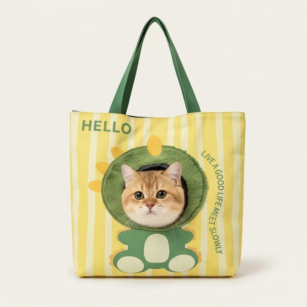Head-Out Canvas Pet Crossbody Carrier