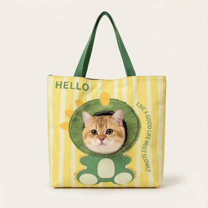 Head-Out Canvas Pet Crossbody Carrier