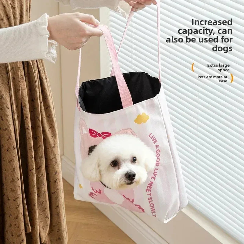 Head-Out Canvas Pet Crossbody Carrier